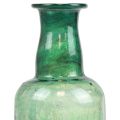 Floristik24 Mini vase glass bottle vase flower vase green Ø6cm H17cm