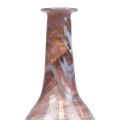 Floristik24 Mini glass vase flower vase purple Ø7.5cm H15cm