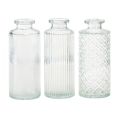 Floristik24 Mini vases glass decorative bottle vases Ø5cm H13cm 3pcs