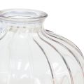 Floristik24 Mini vases glass decorative vases flower vases H8.5-11cm set of 3