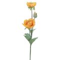 Floristik24 Artificial Flowers Artificial Poppy Flower Decorative Poppy Orange 48cm