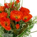 Floristik24 Poppy bouquet orange 40cm
