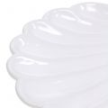 Floristik24 Decorative Bowl Shell White 15cm x 16cm 3pcs