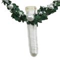 Floristik24 Myrtle heart with ribbon, pearls, tubes white 4pcs