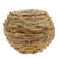 Floristik24 Basket ball for planting light brown Ø21cm