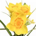 Floristik24 Daffodil in a pot daffodil yellow artificial flower H21cm