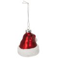 Glass Christmas Baubles Santa