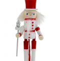 Floristik24 Nutcracker figurine red, white 12,5cm