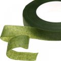 Floristik24 OASIS® Flower Tape, flower tape, self-adhesive, moss green W13mm L27.5cm 2pcs
