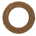 OASIS® Renewal® Floral Foam Biolit® Ring, 40 cm, Brown and Black, 2 Pieces | Floristik24.co.uk