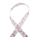 Floristik24 Organza ribbon chiffon ribbon butterflies purple 40mm 18m