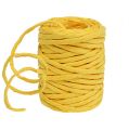 Floristik24 Paper cord 6mm 23m yellow