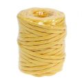 Floristik24 Paper cord 6mm 23m yellow