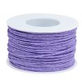 Floristik24 Paper cord wire wrapped Ø2mm 100m lavender
