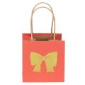 Paper Gift Bags with Golden Bow Design 12cm – 8 Pieces | Floristik24.co.uk