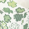 Paper Plant Pot Cover with Clover Design, 12cm, Set of 12 | Floristik24.co.uk