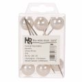 Pearl head pins champagne