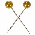 Pearl Head Pins Gold Ø15mm 75mm | Floristik24.co.uk
