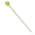 Green pearl-headed floristry pins, versatile use, Ø4mm, 40mm, 150 pieces | Floristik24.co.uk