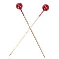 Pearl Head Pins Red Decorative Pins for Florists Ø4mm 40mm Set of 150 | Floristik24.co.uk