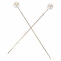 Pearl Head Pins White Ø6mm 65mm 100 Pieces | Floristik24.co.uk