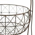 Floristik24 Plant etagere vintage metal basket stand 2-tier 62cm