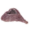 Floristik24 Purple Heart-Shaped Planting Bowl with Plastic Liner, 24cm