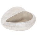 Heart-shaped planter, cast stone, decorative planter, 17cm | Floristik24.co.uk