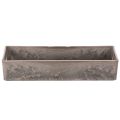 Compact Rectangular Decorative Tray for Home and Plant Arrangements, 23cm, Anthracite | Floristik24.co.uk