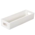 Floristik24 Rectangular Tray with Handles for Storage and Table Decoration, 32cm, Light Grey