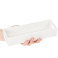 Rectangular Tray with Handles for Storage and Table Decoration, 32cm, Light Grey | Floristik24.co.uk