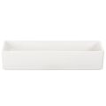 Rectangular Tray with Handles for Storage and Table Decoration, 32cm, Light Grey | Floristik24.co.uk