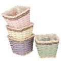 Floristik24 ProductName  
Square Wooden Planter Set with Inner Plastic Lining – 4 Pieces – 14cm  

/ProductName  

ProductDescription  

<h2>Square Wooden Planters with Plastic Lining – Ideal for Small Indoor Plants</h2>  

<p>Bring a touch of rustic charm into your 
