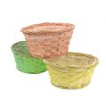Floristik24 Planter bowl round Ø20cm assorted colors. 8pcs