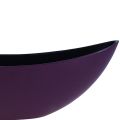 Floristik24 Plant boat decorative bowl purple 38.5cm×12.5cm×13cm
