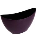 Floristik24 Plant boat decorative bowl purple 20×9cm H12cm