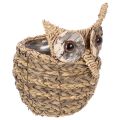 Floristik24 ProductName  
Handwoven Owl Basket for Home Decoration – 18cm  

ProductDescription  
<h2>Handwoven Owl Basket for Home Decoration</h2>  
<p>Crafted from natural water hyacinth materials, this decorative owl-shaped basket makes a charming addition to any 