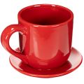 Large Red Ceramic Cup Planter