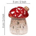 Mushroom House Decoration Miniature Fly Agaric 6cm 2pcs | Floristik24.co.uk