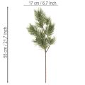 Artificial Pine Twig Set, 55cm, Pack of 3, Green

```html
<h2>Artificial Pine Twig for Festive Decoration</h2>

<p>
This artificial pine twig set includes three green branches, each 55cm long. Designed for indoor use, these plastic pine twigs bring a real | Floristik24.co.uk
