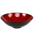 Floristik24 Decorative bowl round red Ø22cm H6.5cm
