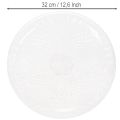 Transparent Round Decorative Bowl with Foot – 32cm | Floristik24.co.uk