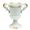 Cup antique white Ø14cm H21cm