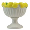 Floristik24 Cup ceramic bowl lemon decorative bowl Ø14.5cm H14cm