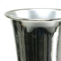Floristik24 Cup vase silver Ø11,5cm H56cm