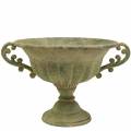 Floristik24 Cup bowl antique green Ø26cm H20.5cm