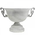 Floristik24 Cup bowl antique white Ø22cm H19cm