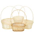 Gift basket, wicker, handles, various sizes | Floristik24.co.uk
