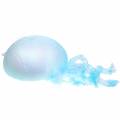 Floristik24 Decorative jellyfish to hang blue shimmering with LED light Ø26 H65cm
