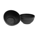 Floristik24 R-bowl plastic anthracite Ø15cm, 10pcs